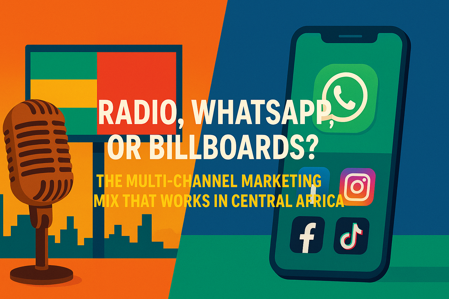 Radio, WhatsApp, or Billboards? The Multi-Channel Marketing Mix That Works in Central Africa
