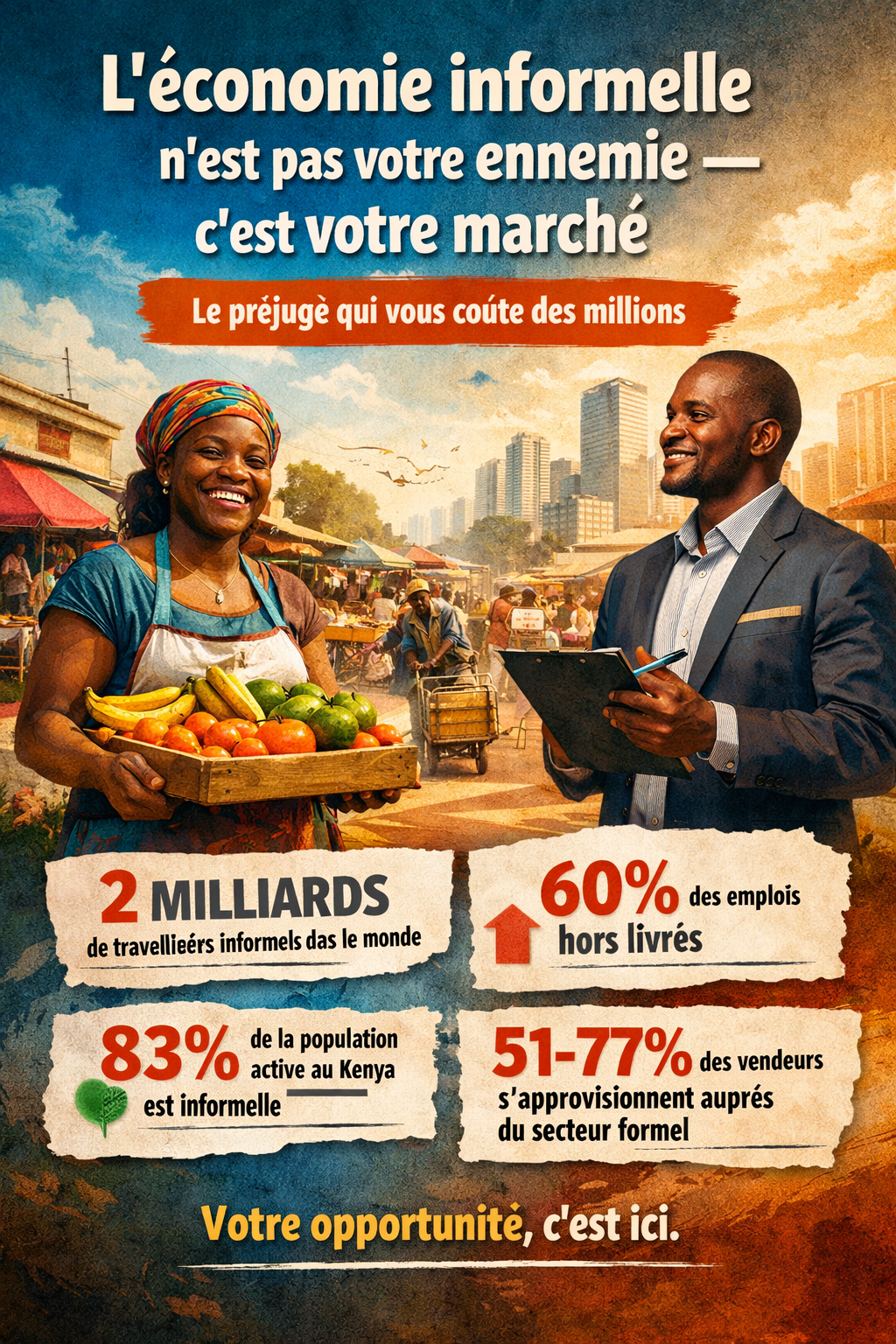 L'économie informelle n'est pas votre ennemie — c'est votre marché